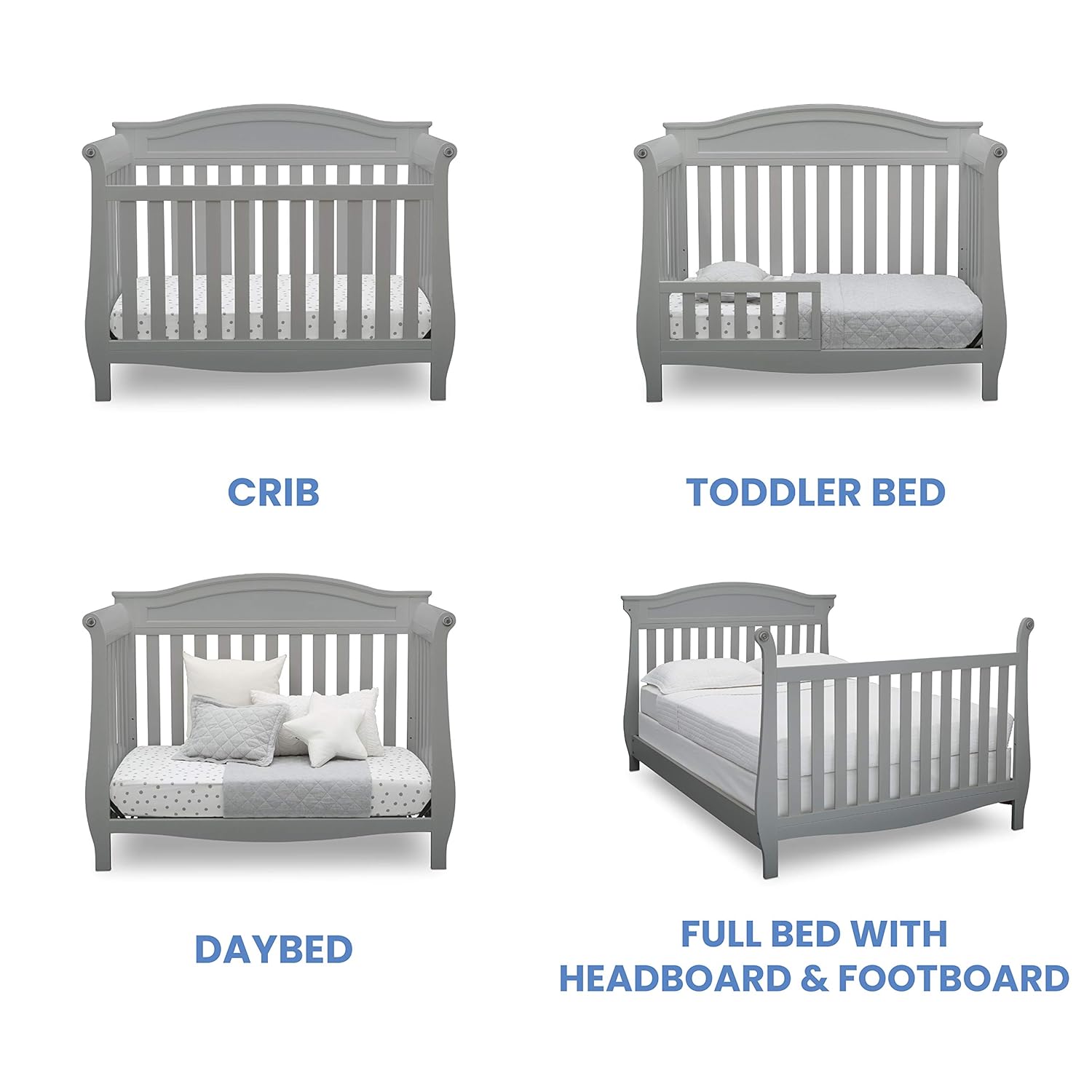 Delta lancaster crib 4 in 1 white hotsell